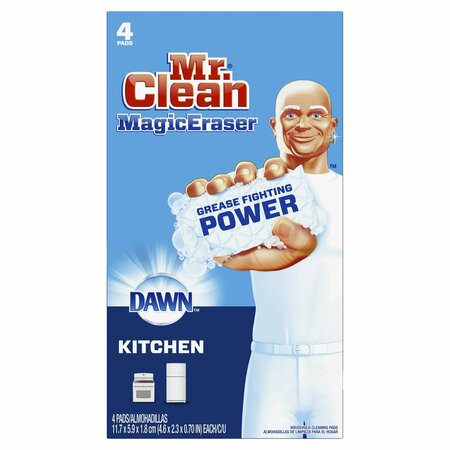 P&G Mr. Clean Magic Eraser Kitchen w/ Dawn & Durafoam, 4 Count, 8PK 51107